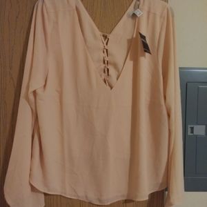 Pink forever 21 blouse